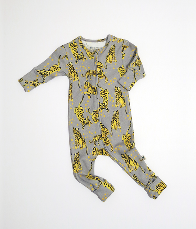 Tiger Print Zip Sleepsuit