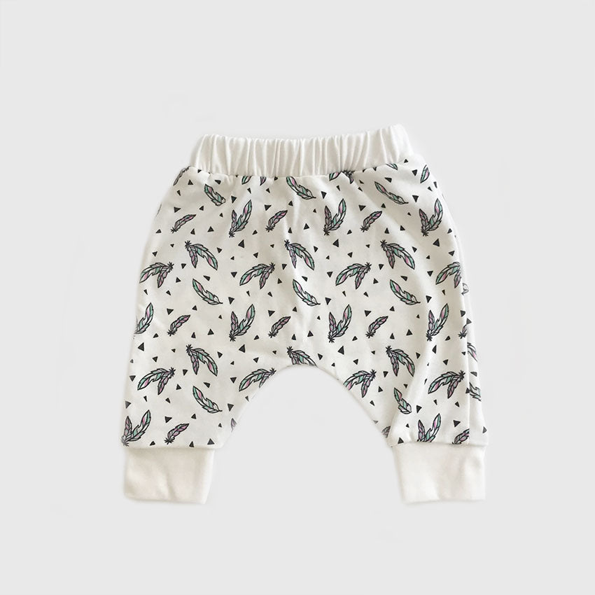 Organic Baby Clothes Feather Legging