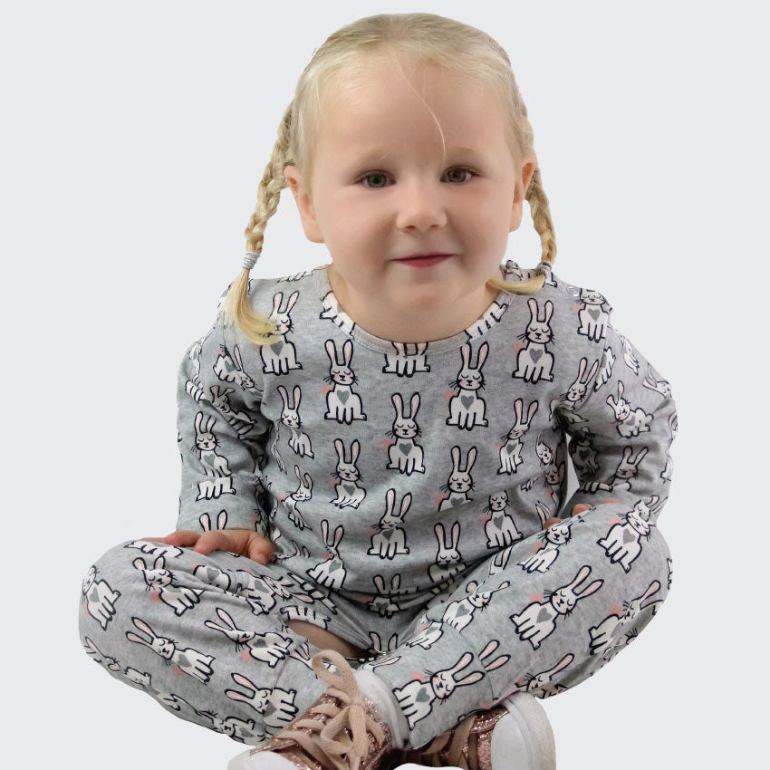 Order Organic Baby Clothes Piece Set Online Bunny Print Romper